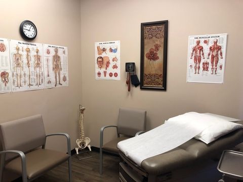 Medical exam room in a doctors office